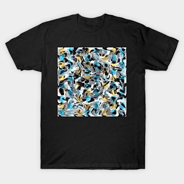 Lovely abstraction in blue and grey T-Shirt by cocodes